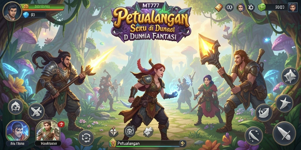 Tampilan antarmuka game MT777 yang menarik dan penuh aksi.