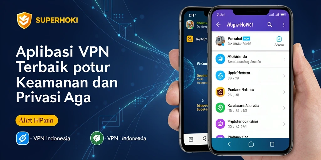 Antarmuka aplikasi SUPERHOKI yang sederhana dan mudah digunakan.