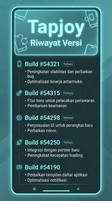 Riwayat Versi Tapjoy Terbaru untuk Android